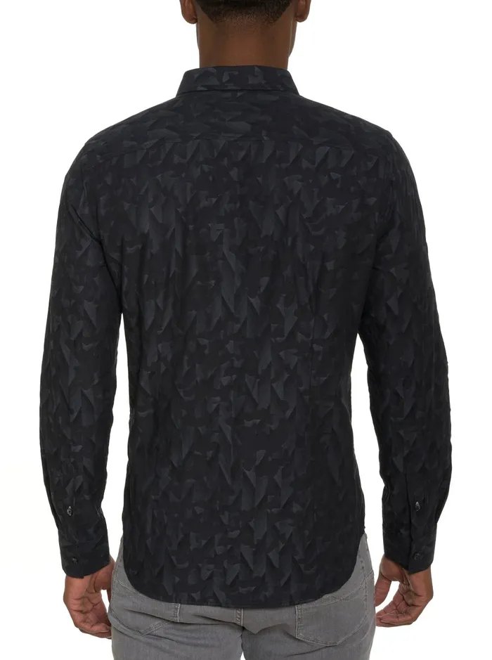 Men Long Sleeve Button Down Shirts Robert Graham KAMAL LONG SLEEVE BUTTON DOWN SHIRT White