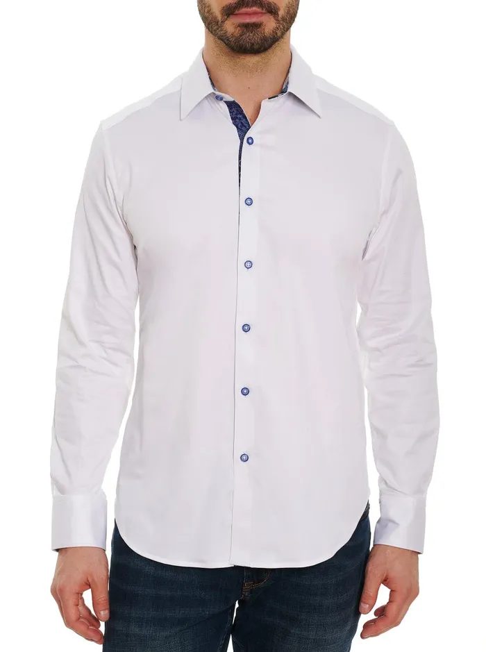 Men Long Sleeve Button Down Shirts Robert Graham RIGHTEOUS 2 LONG SLEEVE BUTTON DOWN SHIRT Black