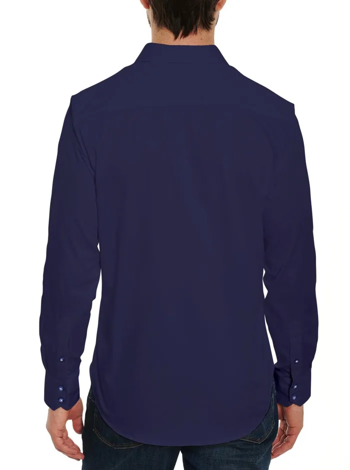 Men Long Sleeve Button Down Shirts Robert Graham RIGHTEOUS 2 LONG SLEEVE BUTTON DOWN SHIRT Black