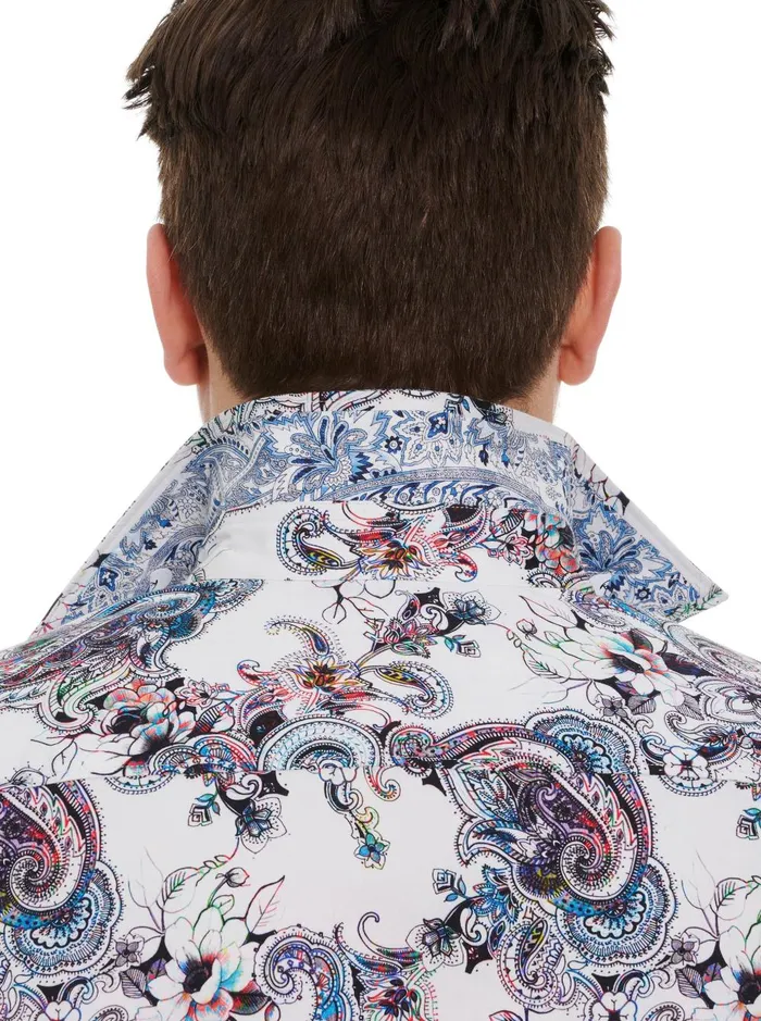 Men Long Sleeve Button Down Shirts Robert Graham SATURN LONG SLEEVE BUTTON DOWN SHIRT Multi