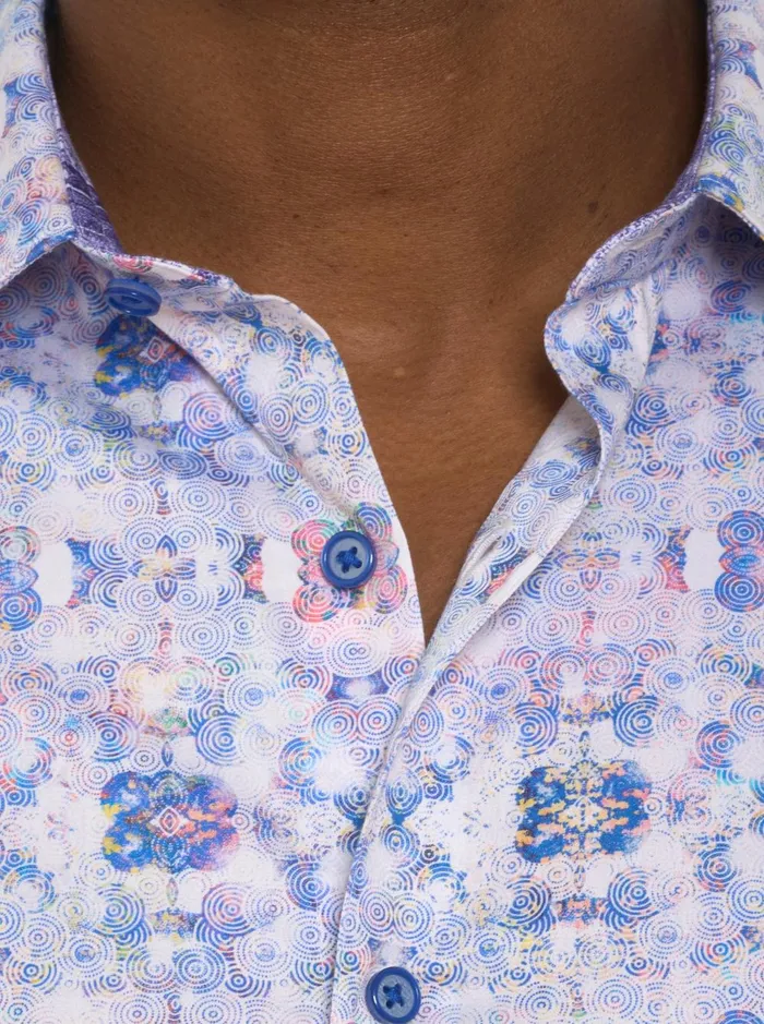 Men Long Sleeve Button Down Shirts Robert Graham TRENTO LONG SLEEVE BUTTON DOWN SHIRT Multi