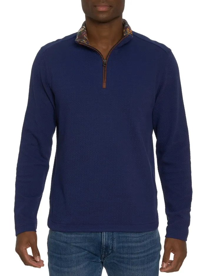 Men Long Sleeve Knits Robert Graham DEIMOS LONG SLEEVE KNIT Navy