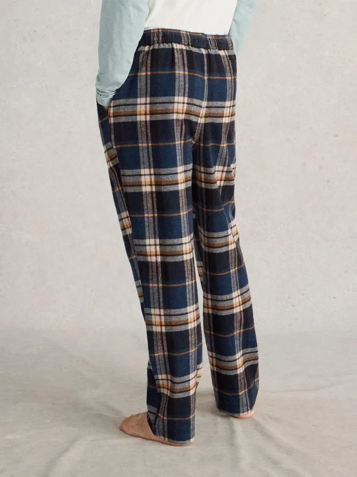 Men Moorland Flannel PJ Trousers Navy Multi White Stuff Loungewear Men Moorland Flannel PJ Trousers Navy Multi White Stuff Loungewear