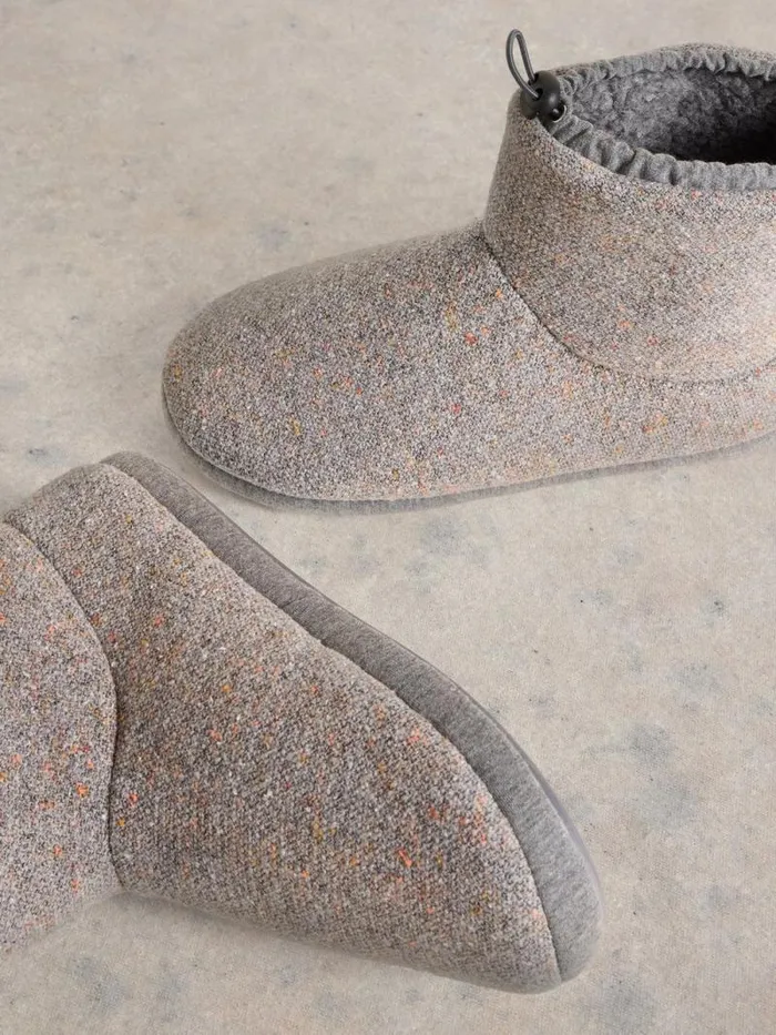 Men Neppy Slipper Bootie Grey Multi White Stuff Loungewear Men Neppy Slipper Bootie Grey Multi White Stuff Loungewear