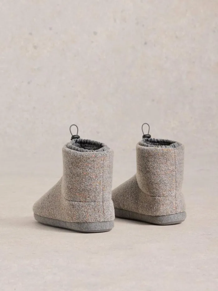 Men Neppy Slipper Bootie Grey Multi White Stuff Loungewear Men Neppy Slipper Bootie Grey Multi White Stuff Loungewear