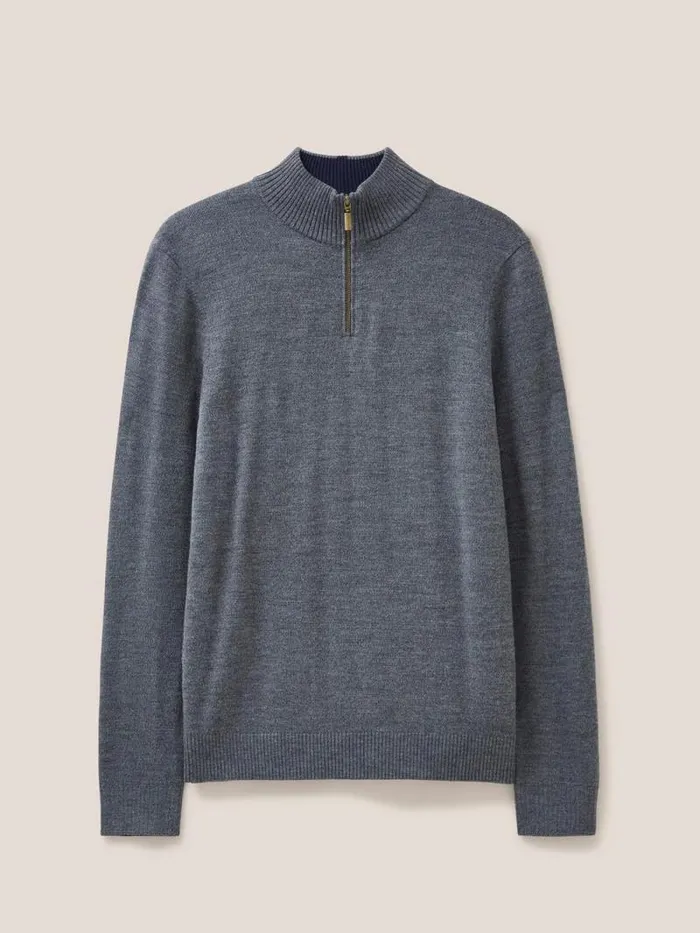 Men Newport Wool Merino Jumper Charcoal Grey White Stuff Knitwear Men Newport Wool Merino Jumper Charcoal Grey White Stuff Knitwear
