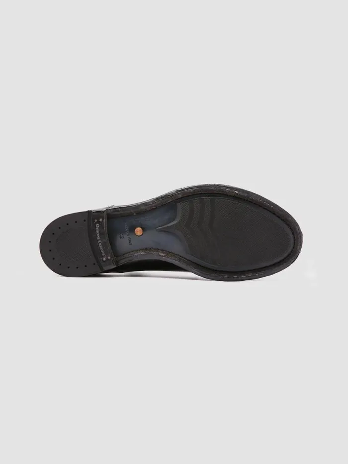 Men Officine Creative Footwear ANATOMIA 012 Black Leather Derby Shoes Men Officine Creative Footwear ANATOMIA 012 Black Leather Derby Shoes