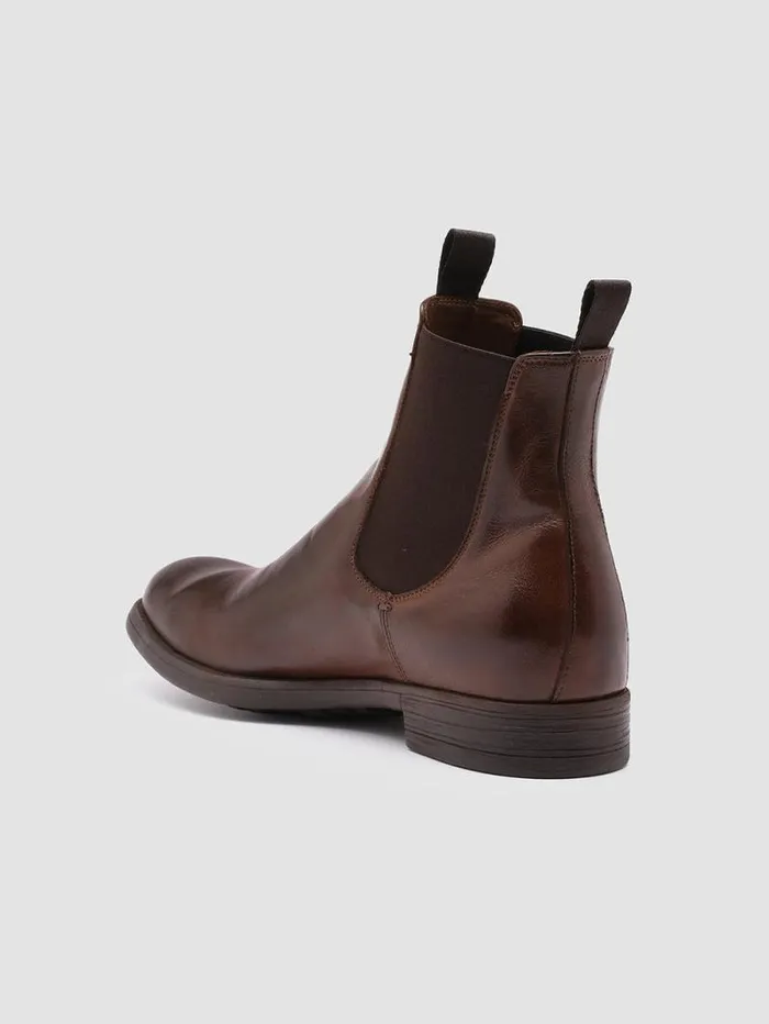 Men Officine Creative Footwear CHRONICLE 002 Brown Leather Chelsea Boots Men Officine Creative Footwear CHRONICLE 002 Brown Leather Chelsea Boots