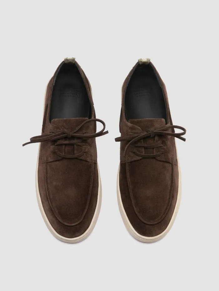Men Officine Creative Footwear HERBIE 009 Brown Suede Low Top Sneakers Men Officine Creative Footwear HERBIE 009 Brown Suede Low Top Sneakers