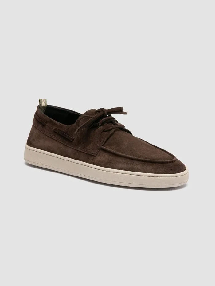 Men Officine Creative Footwear HERBIE 009 Brown Suede Low Top Sneakers Men Officine Creative Footwear HERBIE 009 Brown Suede Low Top Sneakers