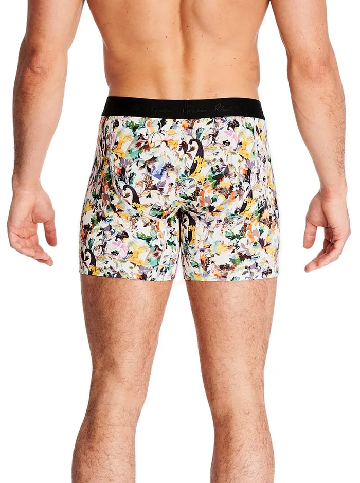 Men Pajamas and Underwear Robert Graham LEAVES PRINT BOXER Multi