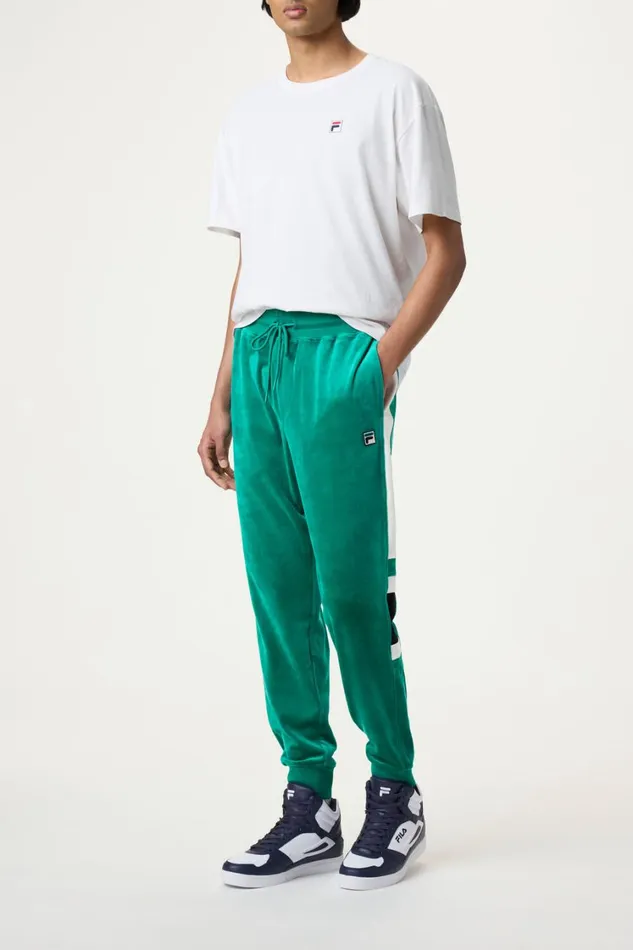 Men Pants and Shorts Fila Smart Retro Velour Block Track Pants 377 Quetzal Greengardeniablack Men Pants and Shorts Fila Smart Retro Velour Block Track Pants 377 Quetzal Greengardeniablack