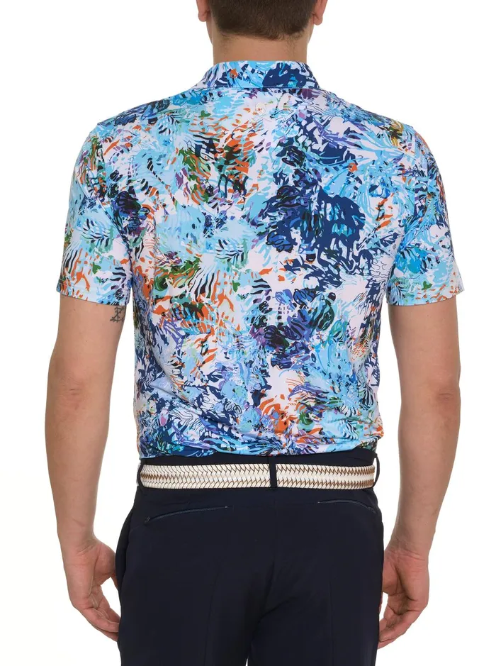 Men Polos and TShirts Robert Graham HIDDEN COVES KNIT POLO Multi