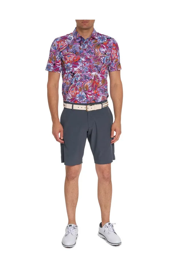 Men Polos and TShirts Robert Graham ROXBERRY PERFORMANCE POLO Purple