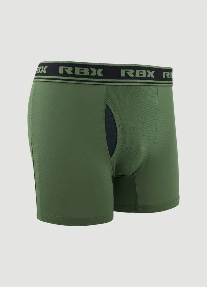 Men Prime Mesh Boxer Briefs 4Pack Multi RBX Active Underwear