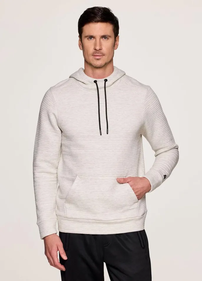 Men Recovery Day Hoodie Stone RBX Active Long Sleeve