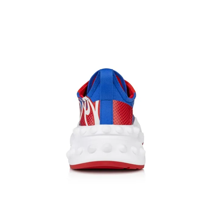 Men Rocknrun Running Sneakers 8211 Mesh 8211 Royal Blue Christian Louboutin Sneakers