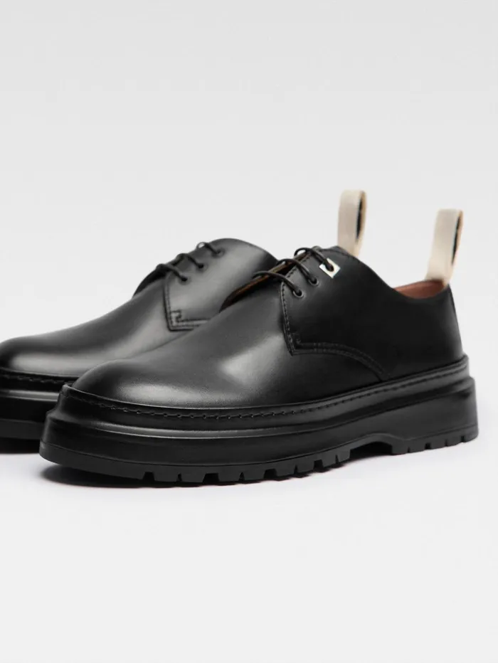 Men Shoes JACQUEMUS The Pavane Derby Shoes Black