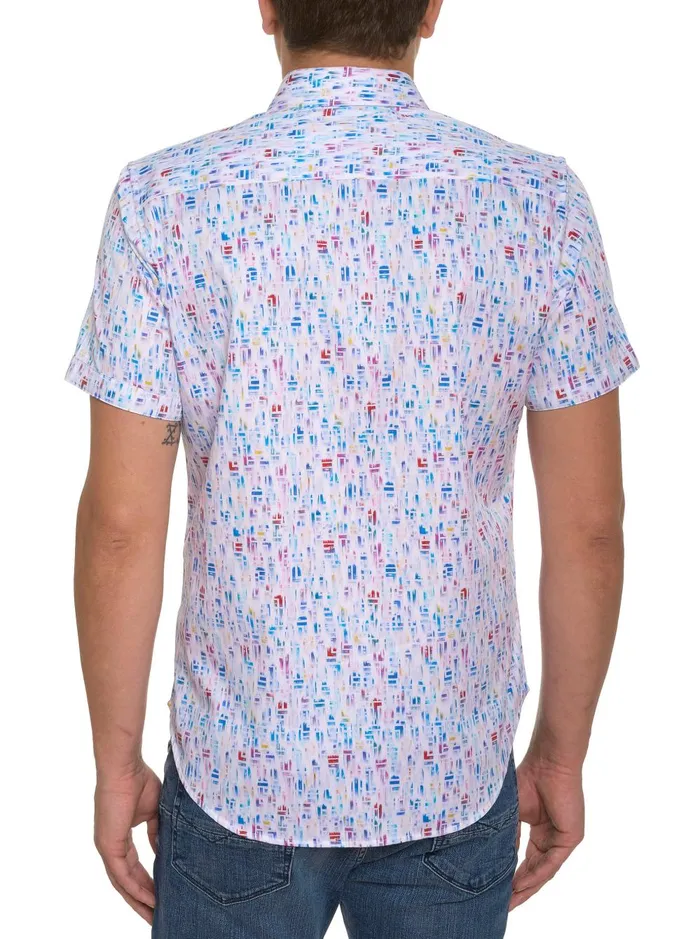 Men Short Sleeve Button Down Shirts Robert Graham CARLYLE SHORT SLEEVE BUTTON DOWN SHIRT Multi