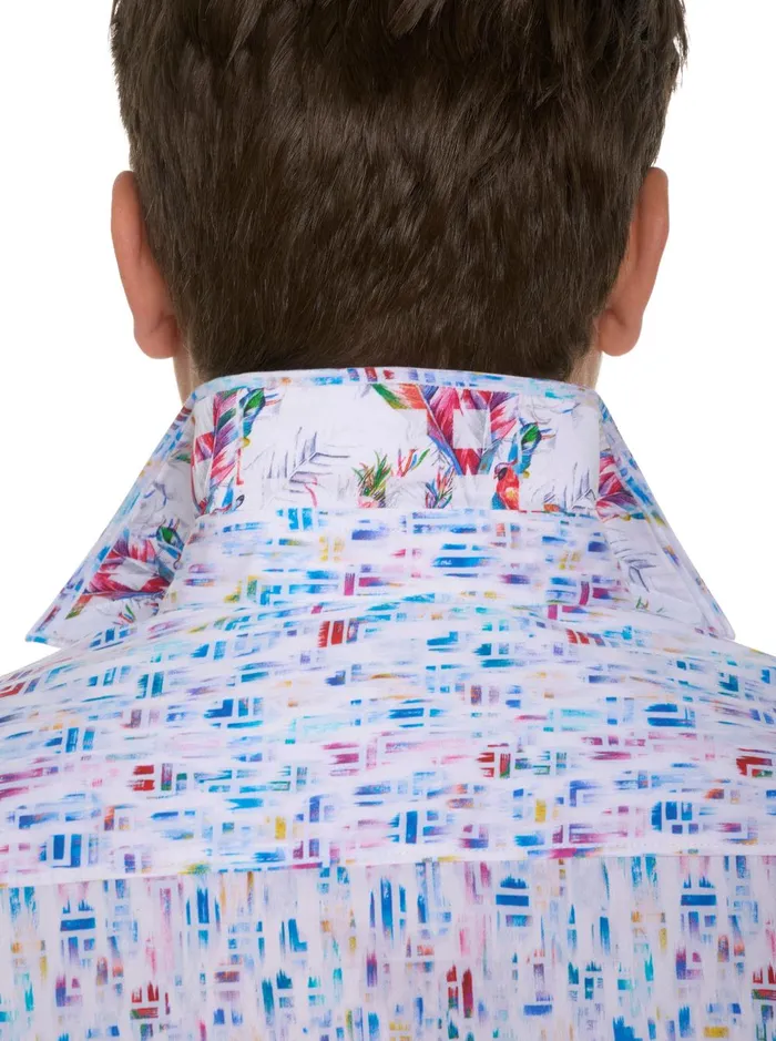 Men Short Sleeve Button Down Shirts Robert Graham CARLYLE SHORT SLEEVE BUTTON DOWN SHIRT Multi