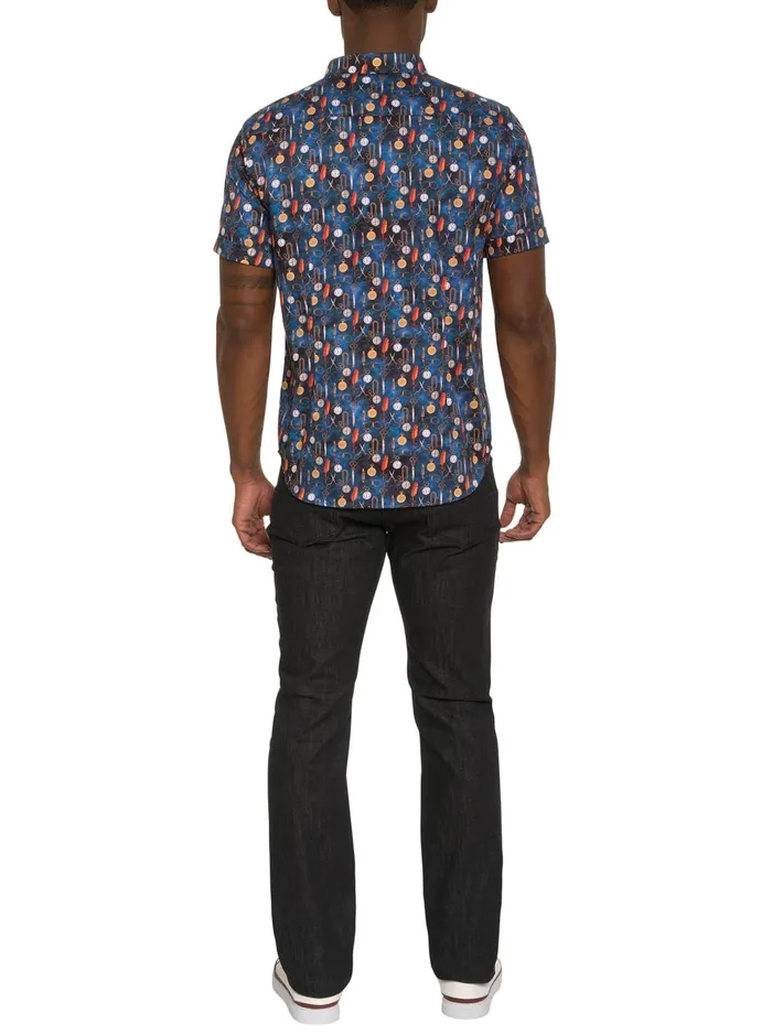 Men Short Sleeve Button Down Shirts Robert Graham POCKETWATCH SHORT SLEEVE BUTTON DOWN SHIRT Multi