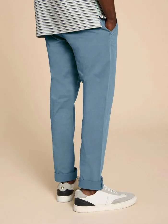 Men Sutton Organic Chino Trouser Mid Blue White Stuff Chinos Men Sutton Organic Chino Trouser Mid Blue White Stuff Chinos