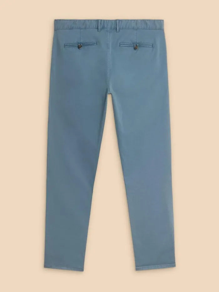 Men Sutton Organic Chino Trouser Mid Blue White Stuff Chinos Men Sutton Organic Chino Trouser Mid Blue White Stuff Chinos