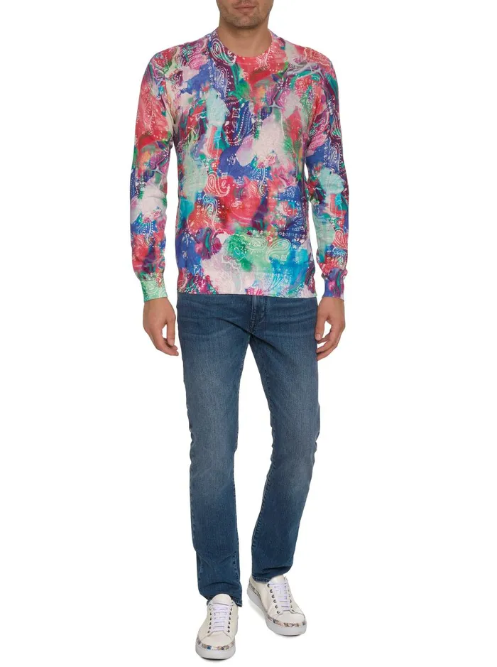 Men Sweaters Robert Graham NIGHT GALLERY SWEATER Multi