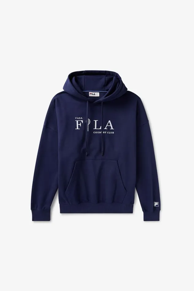 Men Sweatshirts and Hoodies Fila Casa Fila Country Club Hoodie 400 Fila Navy