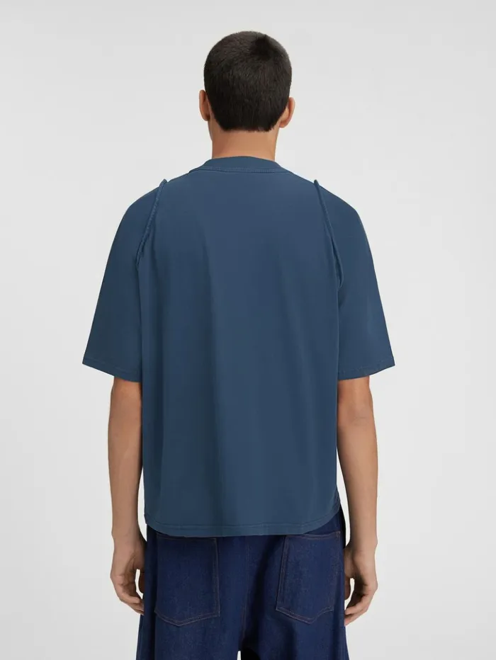 Men Tshirts JACQUEMUS The Camargue Tshirt Dark Navy
