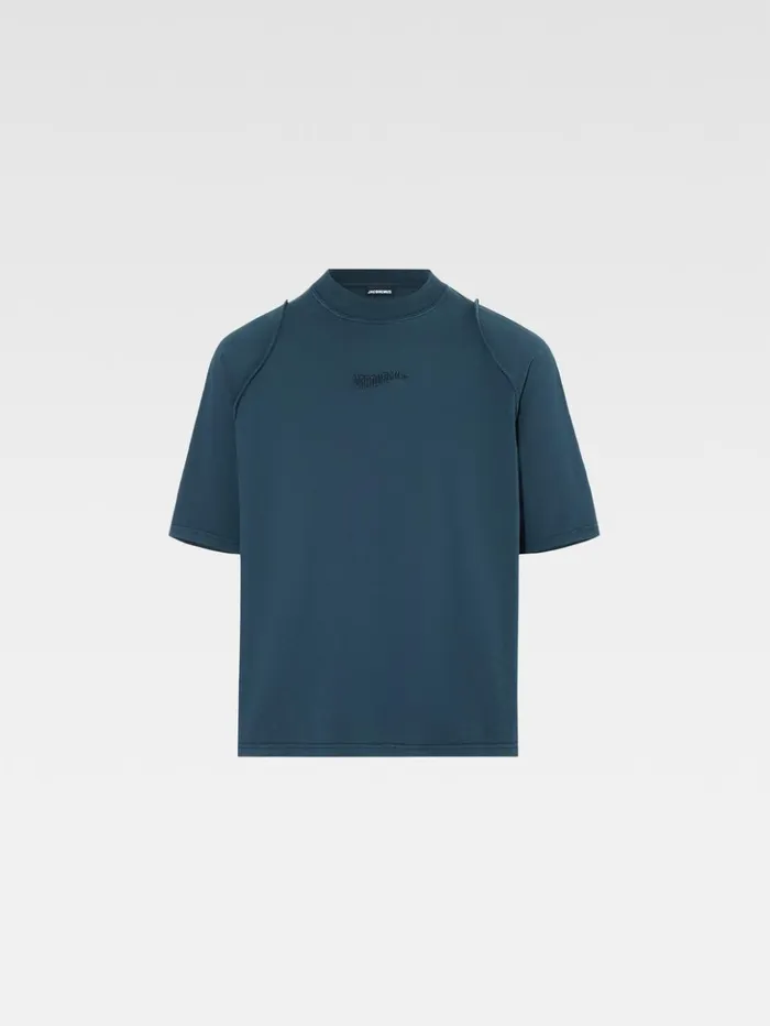 Men Tshirts JACQUEMUS The Camargue Tshirt Dark Navy