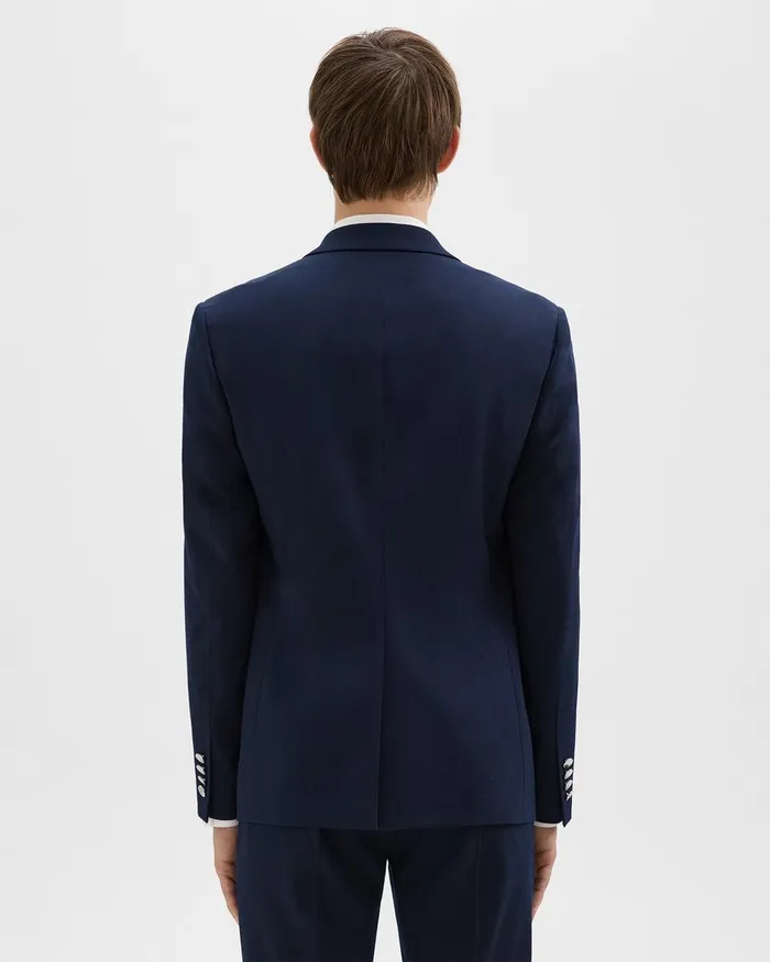 Men Theory Blazers Jackets Morton Blazer In Textured Gabardine Baltic