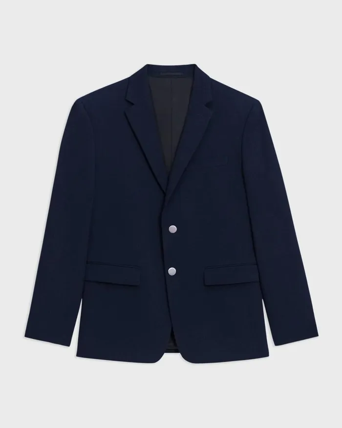 Men Theory Blazers Jackets Morton Blazer In Textured Gabardine Baltic