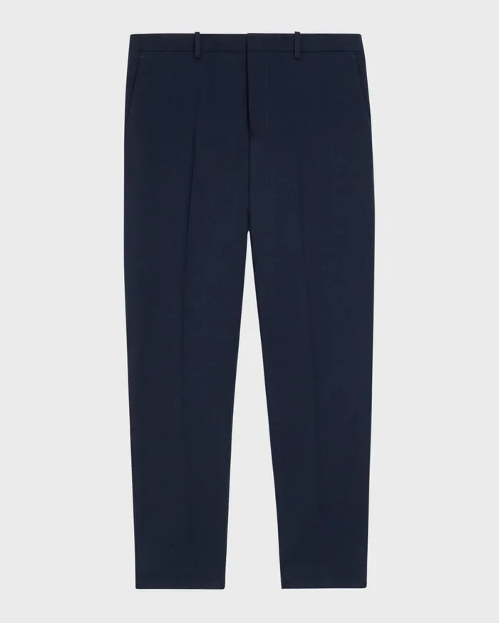 Men Theory Pants Curtis Pant In Textured Gabardine Baltic