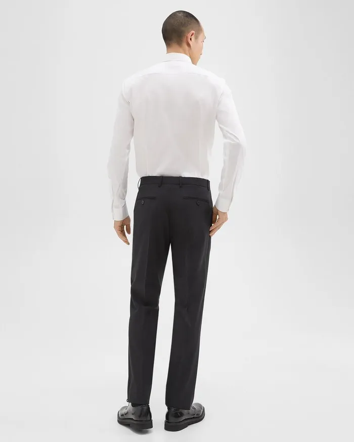 Men Theory Pants Mayer Pant In Stretch Wool Black