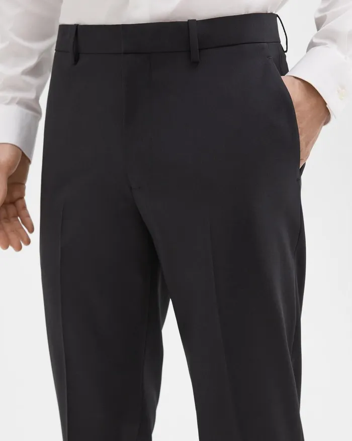 Men Theory Pants Mayer Pant In Stretch Wool Black