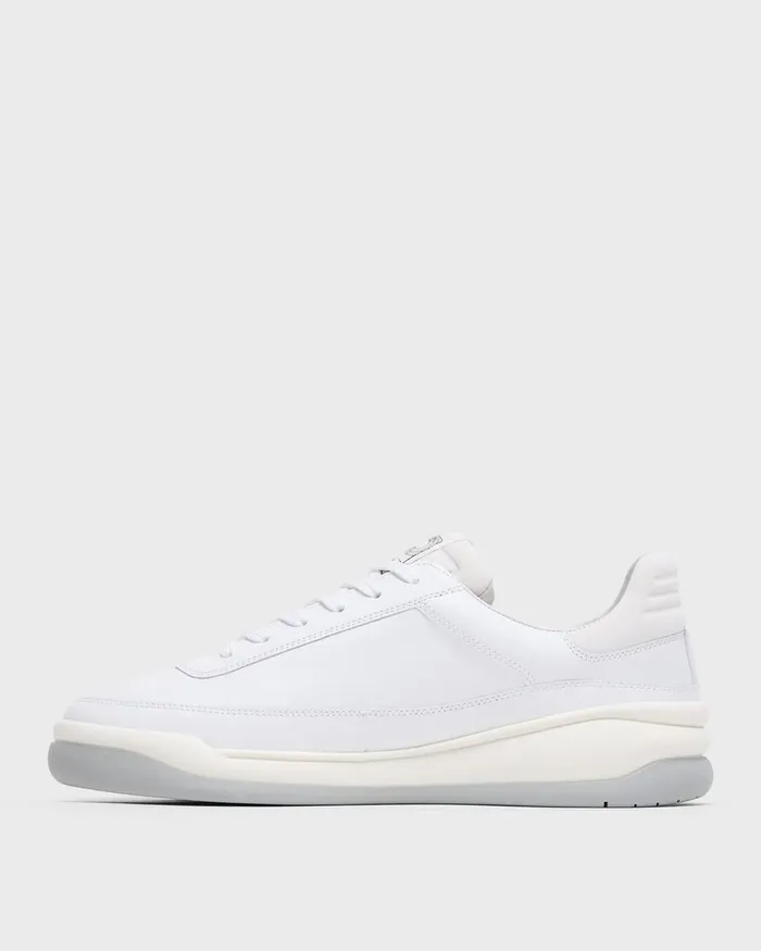 Men Theory Shoes Leather Sneaker White