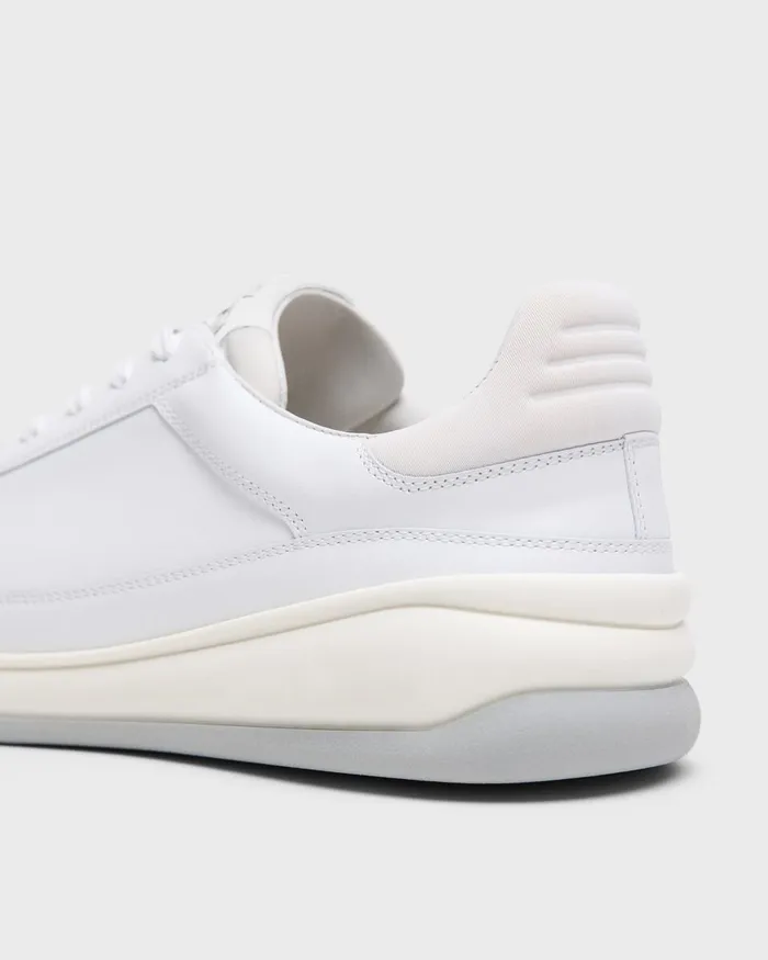 Men Theory Shoes Leather Sneaker White