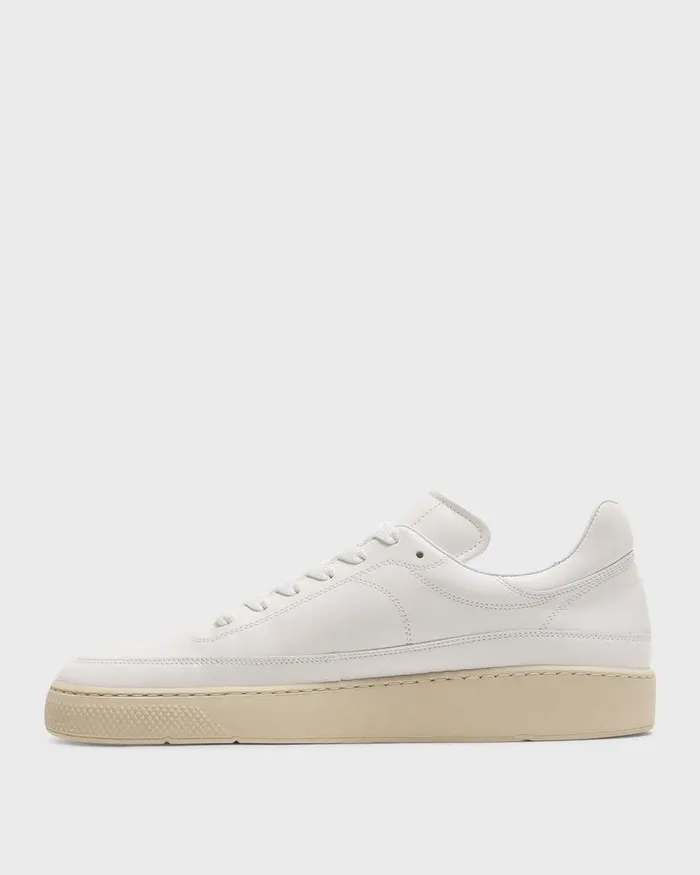 Men Theory Shoes Sneaker In Leather White