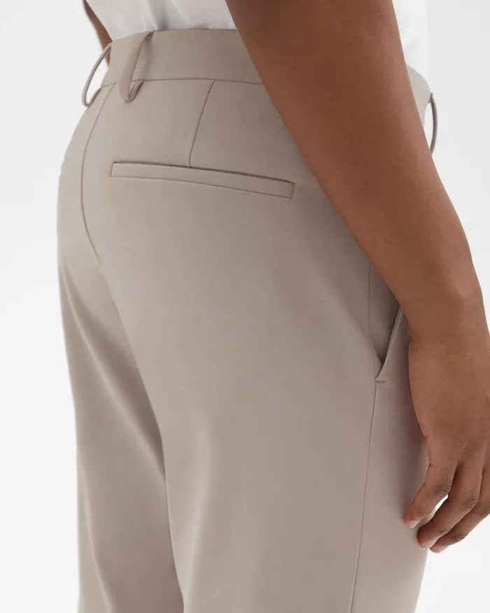 Men Theory Suits Zaine Pant In Precision Ponte Putty