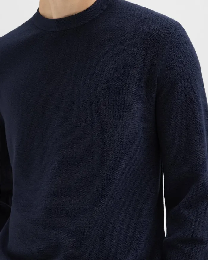 Men Theory Sweaters Cardigans Riland Sweater In Light Bilen Baltic