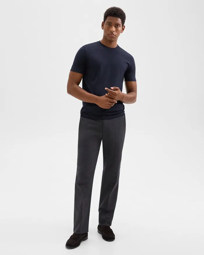 Men Theory TShirts Polos Dorian Tee In Active Knit Baltic