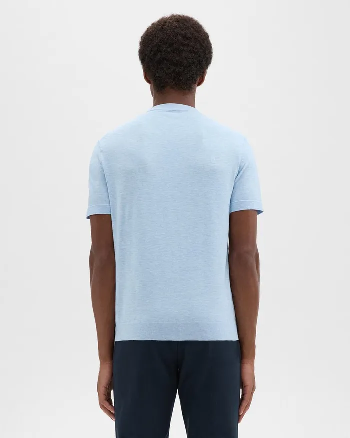 Men Theory TShirts Polos Sarior Tee In Light Bilen Skylight Melange