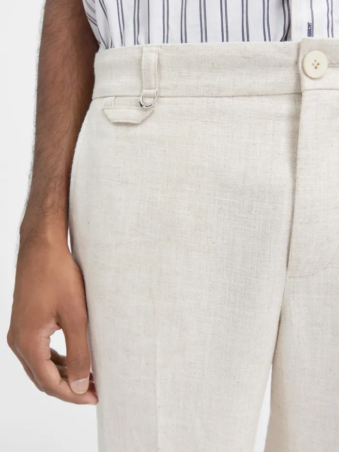 Men Trousers and Shorts JACQUEMUS The Cabri Pants Light Beige