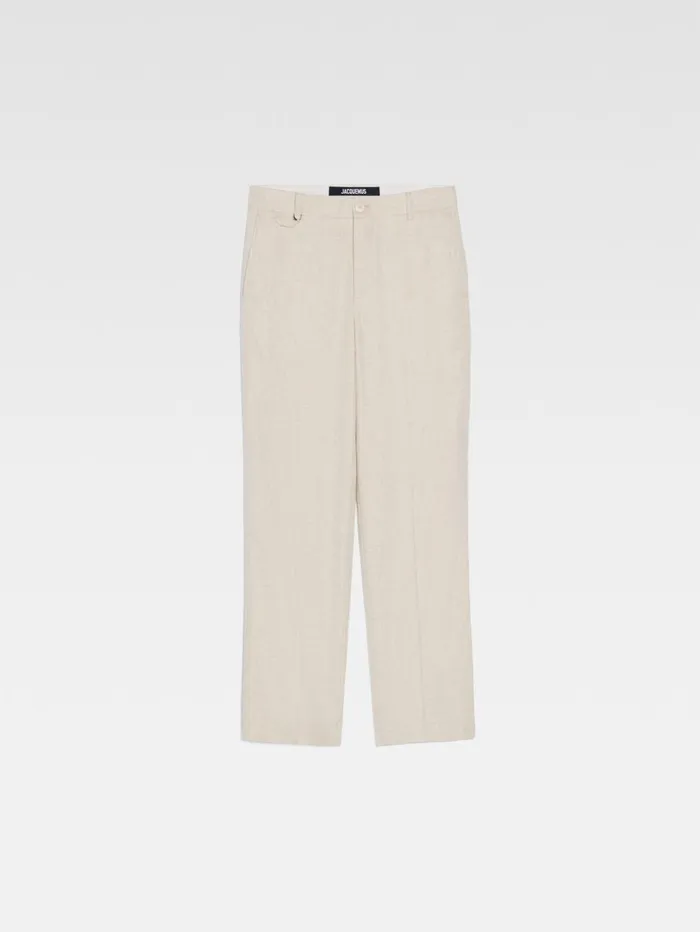 Men Trousers and Shorts JACQUEMUS The Cabri Pants Light Beige