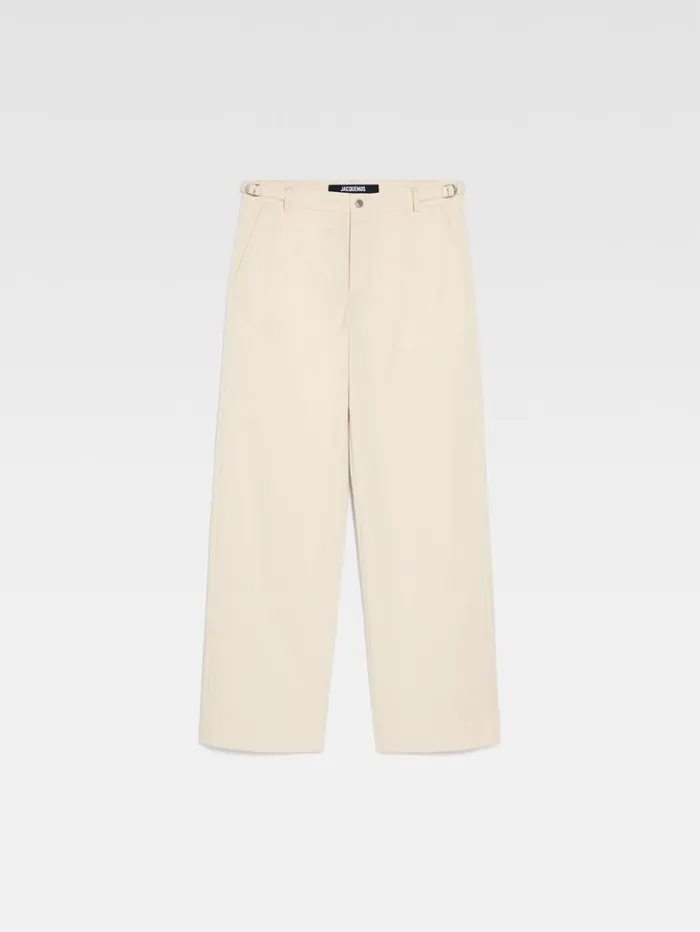 Men Trousers and Shorts JACQUEMUS The Jean Pants Beige