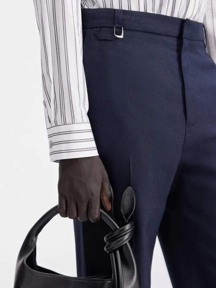 Men Trousers and Shorts JACQUEMUS The Melo Pants Dark Navy