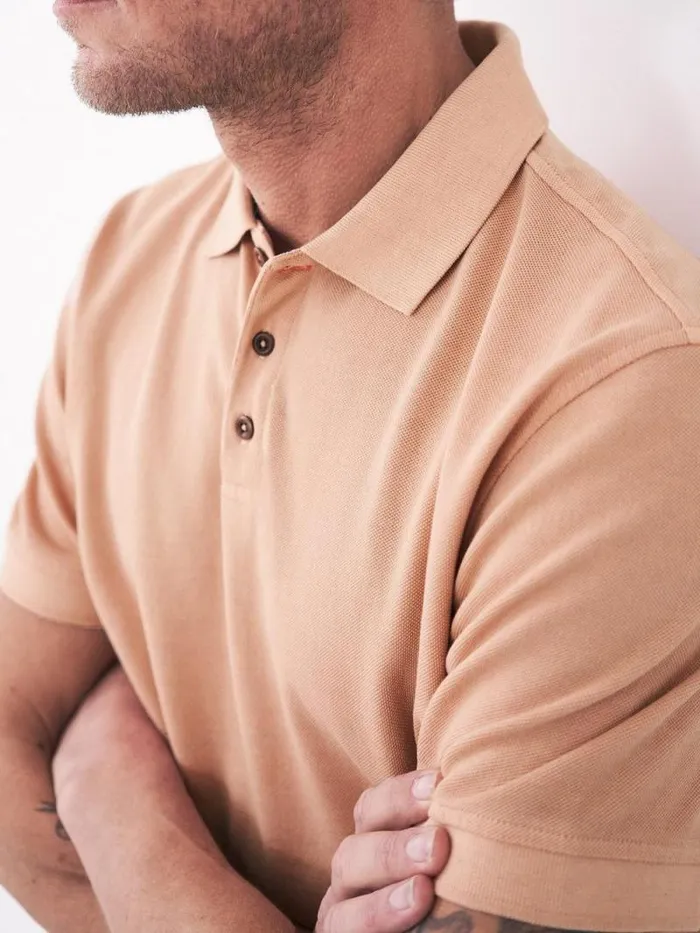 Men Utility Polo Light Pink White Stuff Polo Shirts