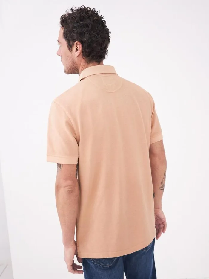 Men Utility Polo Light Pink White Stuff Polo Shirts