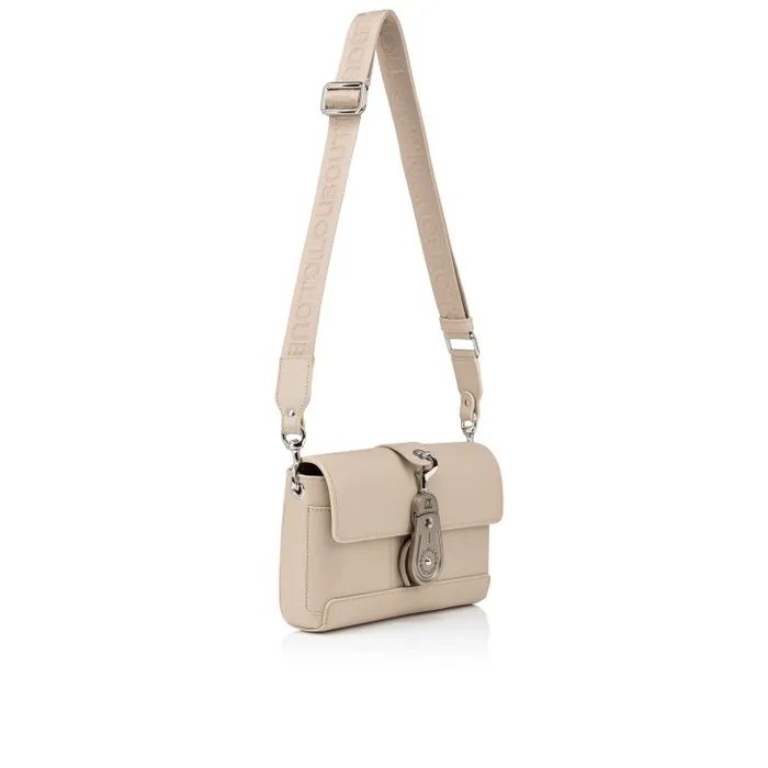 MenWomen Groovy Crossbody Bag 8211 Calf Alpin Leather 8211 Saharienne Christian Louboutin Crossbody Bags